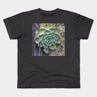 Glitched Succulent Kids T-Shirt